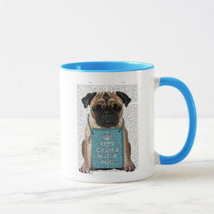 Taza Abrazo de pug