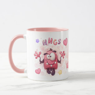 Taza Abrazos personalizados Y Monstruos De Boos En Cómi