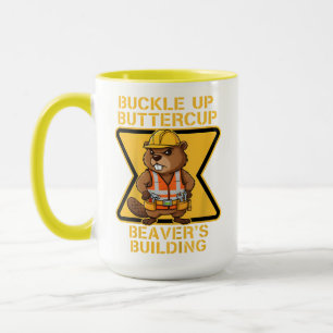 Taza Abróchense Buttercup Castor Lema de Seguridad en e