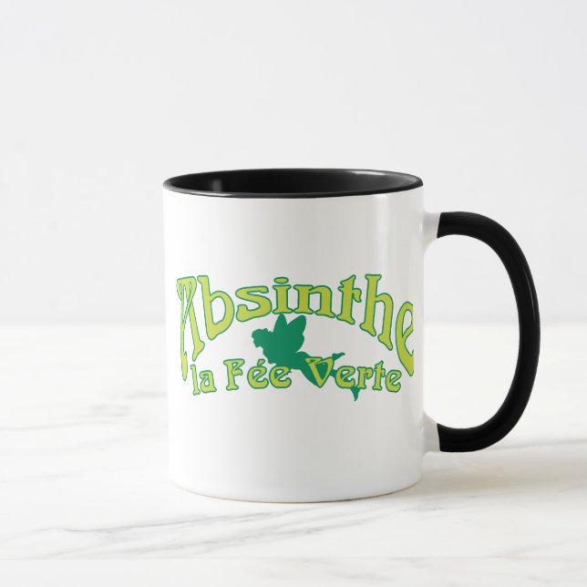 Taza Absinthe Text La Fee Verte (Derecha)