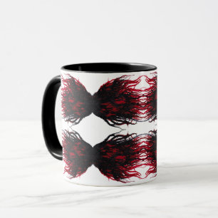 Taza Abstracción de la Ira 7 Pecados Capitales Arte con