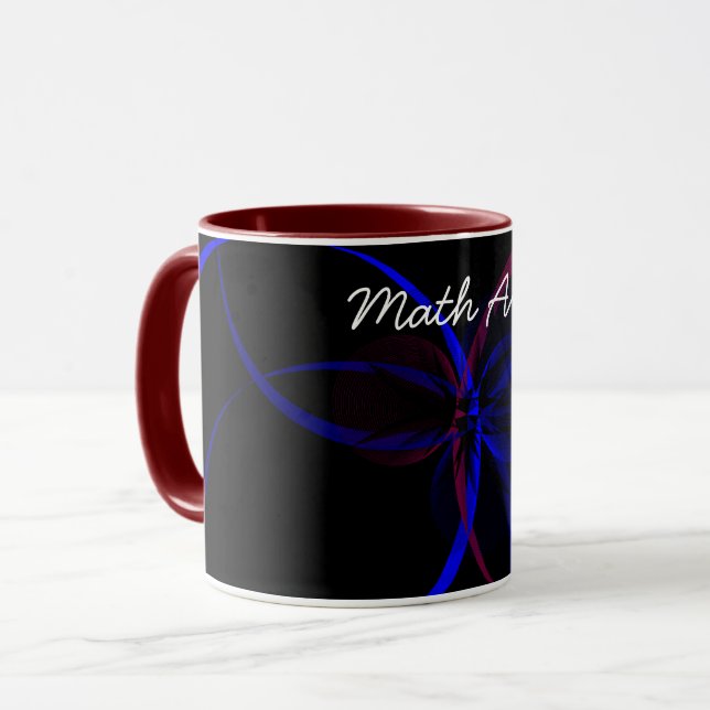 Taza Abstracción geométrica Math Art Coffee Mug (Anverso izquierdo)