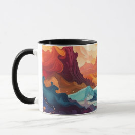Taza Abstract art