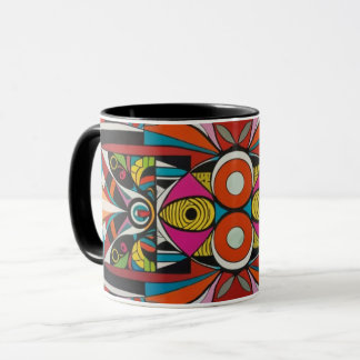 Taza abstract color coffee mug