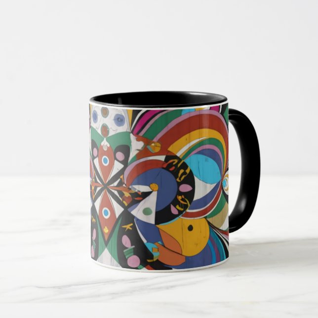 Taza abstract color coffee mug (Anverso derecho)