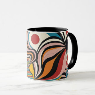 Taza abstract color coffee mug