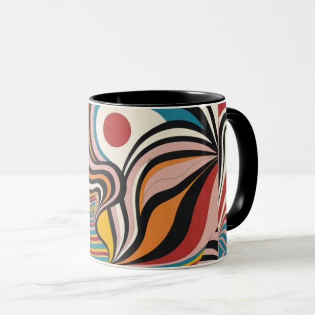Taza abstract color coffee mug (Anverso derecho)