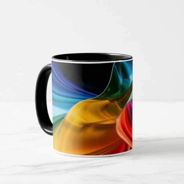 Taza abstract color coffee mug (Anverso izquierdo)