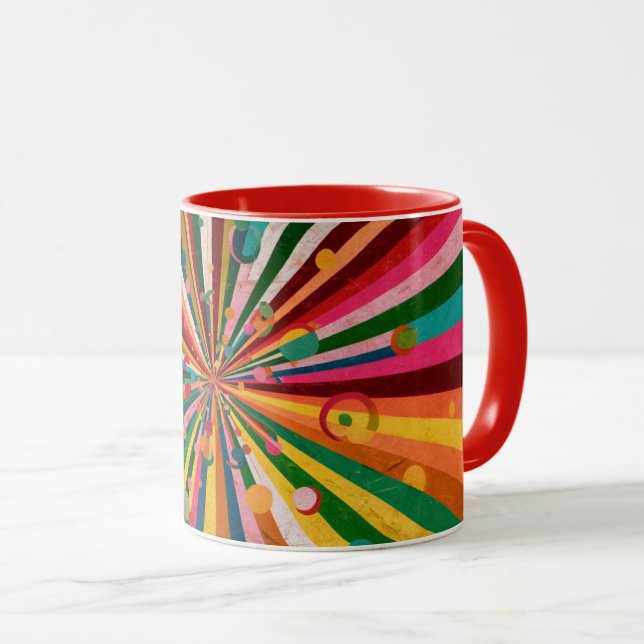 Taza abstract color coffee mug (Anverso derecho)