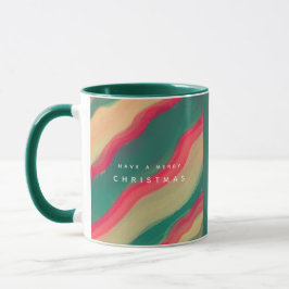 Taza Abstract Hand Painted Pattern