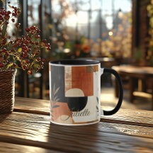 Taza Abstracta Botánica - Tierra Moderna Personali