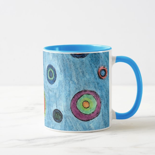 Taza abstracta de la diversión (Derecha)
