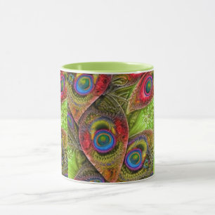 Taza abstracta de paisley