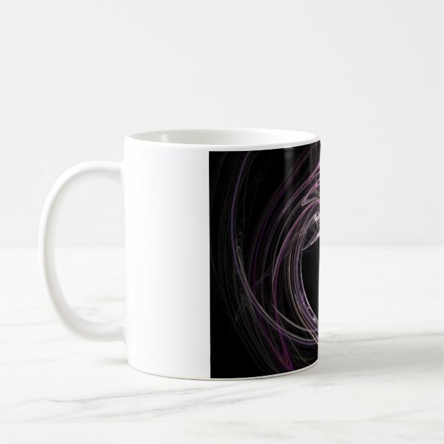 Taza abstracta del corazón (Izquierda)
