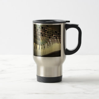 Taza abstracta del piano