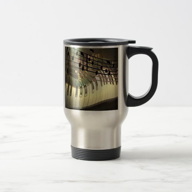 Taza abstracta del piano (Derecha)