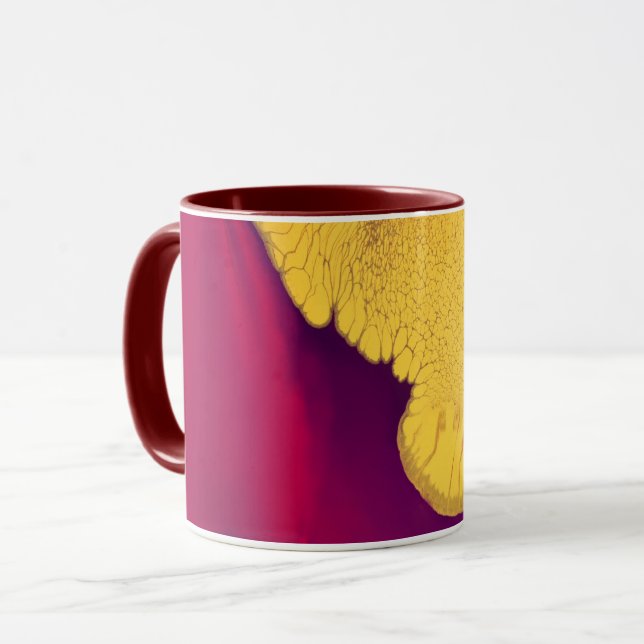 Taza Abstracto Brillo Dorado (Anverso izquierdo)
