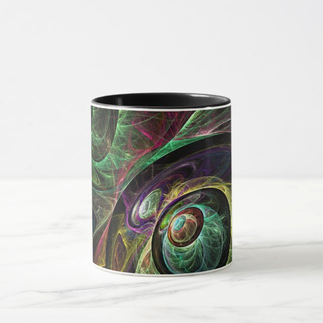 Taza Abstracto ocular Café Mug (Centro)