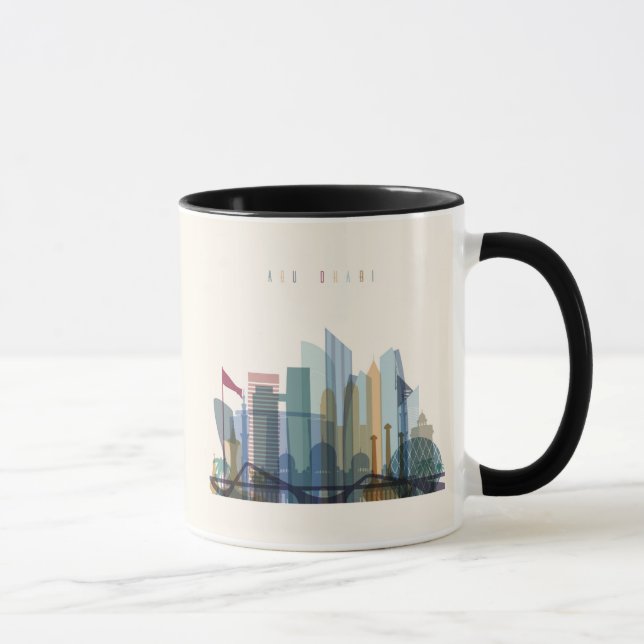 Taza Abu Dhabi, Emiratos Árabes Unidos| Cielo urbano (Derecha)