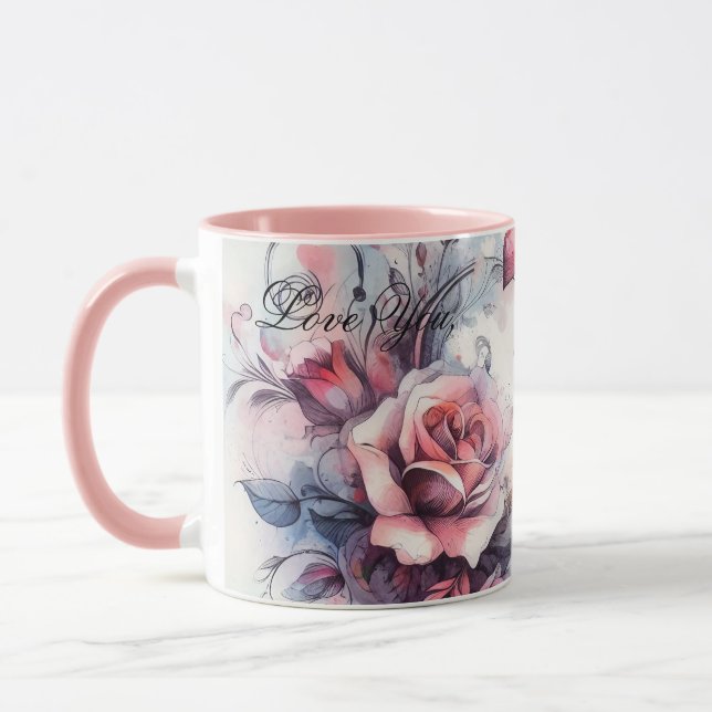 Taza Abuela Corazón de Amor Mug (Izquierda)