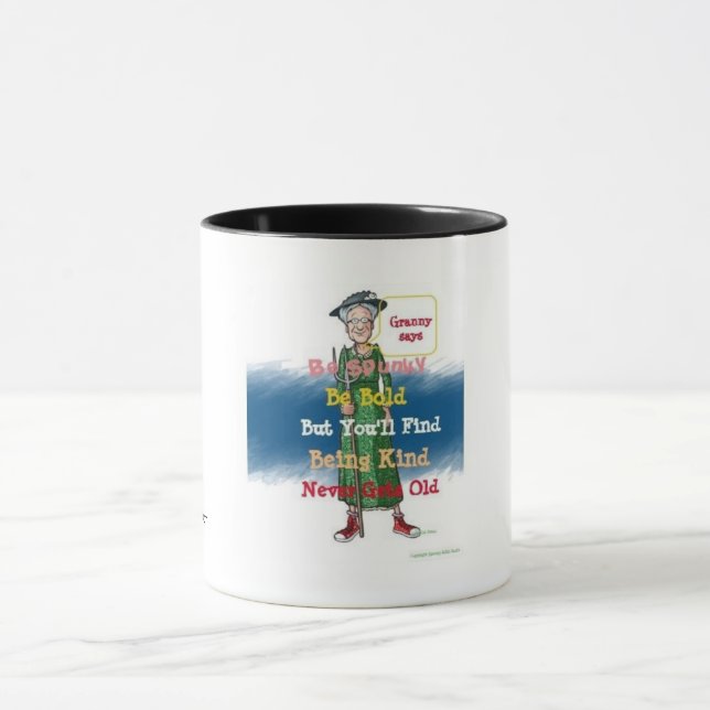 Taza Abuela Dice "Sé Amable" (Centro)