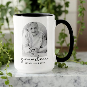 Taza Abuela Establecida 20XX Moderno Simple Foto