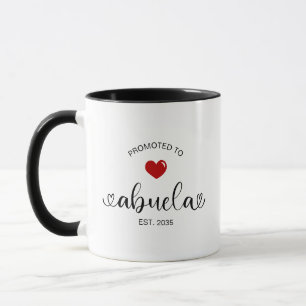 Taza Abuela Establecida Nuevo Regalo de Abuela