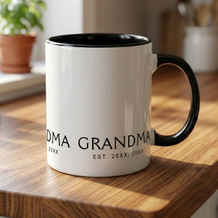 Taza Abuela Estableció Nuevo Regalo para Abuela