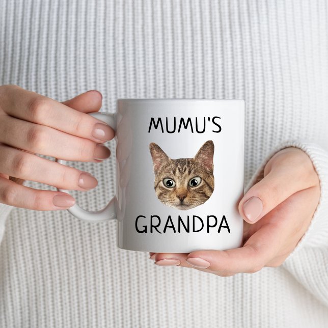Taza Abuela Gato Nombre facial Gatito Amantes De Mascot (Subido por el creador)