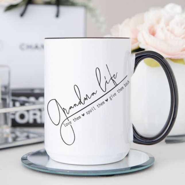 Taza Abuela moderna (Grandma Life Coffee Mug)