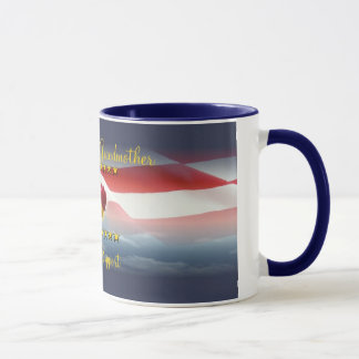 Taza Abuela orgullosa de la marina de guerra