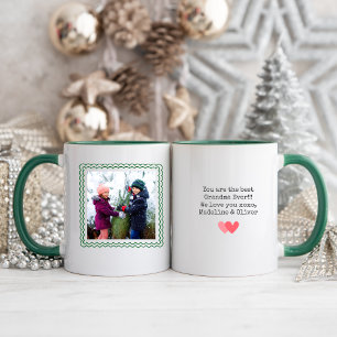 Taza Abuela te queremos Collage de fotos personalizado