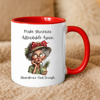 Taza Abuela Vuelve a Hacer Comestibles Asequibles