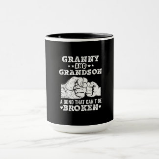 Taza Abuela Y Abuela Un Bono Que No Se Puede Romper