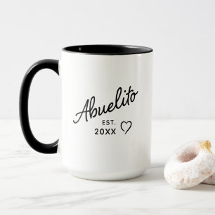 Taza Abuelito Año Estimado Revelación de Embarazo y Día