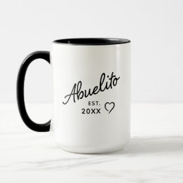 Taza Abuelito Est Año Revelación de Embarazo y Día del 