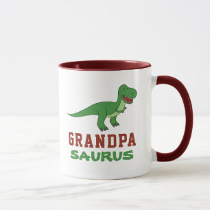 Taza Abuelo Abuelo Grandpasauro de Dinosaur T-Rex Dino