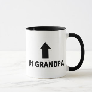 Taza Abuelo del número uno