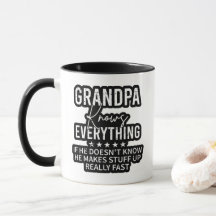 Abuelo Divertido Lo Sabe Todo Regalo Vintage