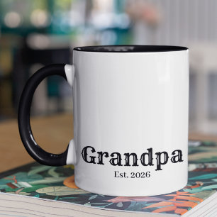 Taza Abuelo estableció la costumbre año
