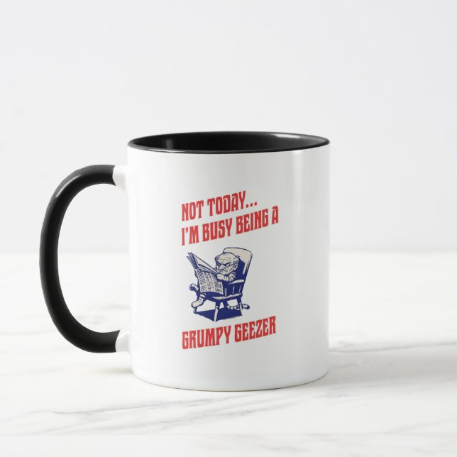 Taza Abuelo Gruñón Ocupado (Izquierda)