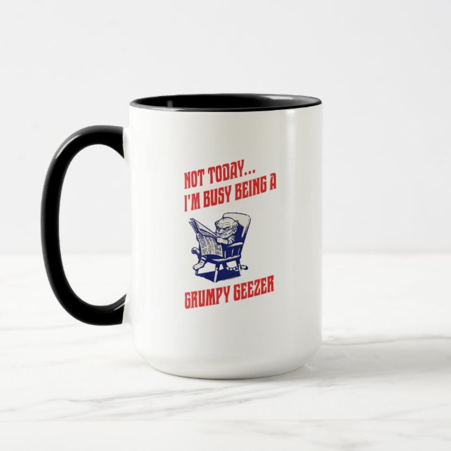 Taza Abuelo Gruñón Ocupado (Izquierda)