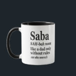 Taza Abuelo hebreo saba definición judía Hanukkah Gif<br><div class="desc">Saba Funny Hanukkah Deinition Shirt</div>