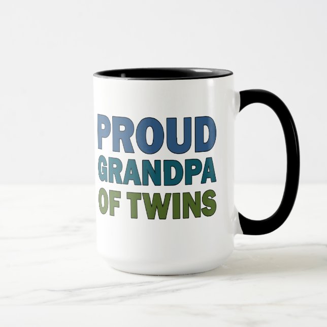Taza Abuelo orgulloso de gemelos (Derecha)