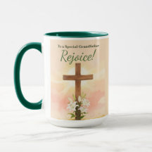 Abuelo Pascua Regocija Cruz y Lirios