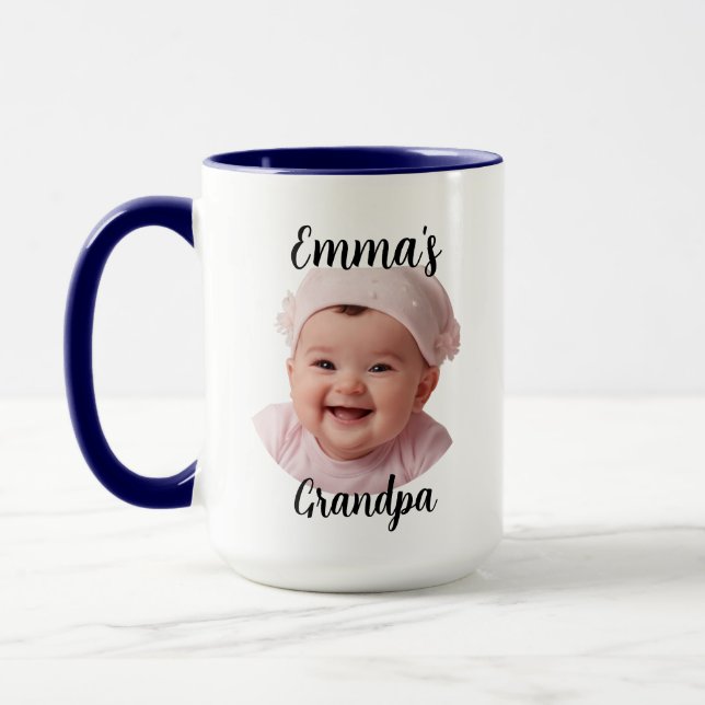 Taza Abuelo Personalizada con Rostro de Bebé - Reg (Izquierda)