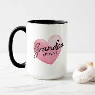 Taza Abuelo Revela Fecha de Establecimiento Corazón