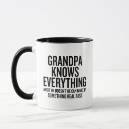 Taza Abuelo Sabe Todo Divertido