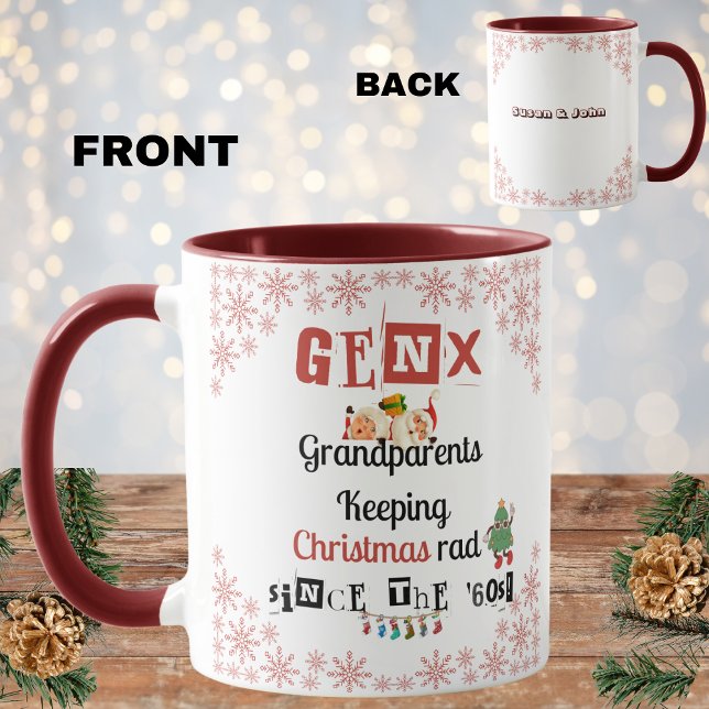 Taza Abuelos de la Generación X manteniendo la moda nav (Subido por el creador)