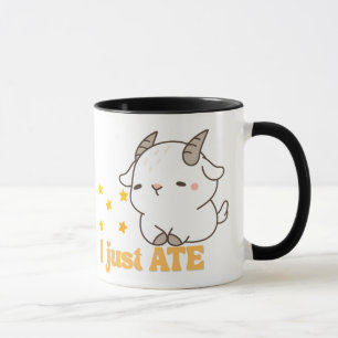 Taza Acabo De Comer" Cosa De Cabra Kawaii Starry Snack 